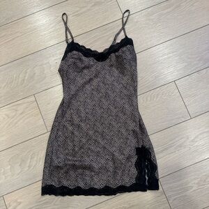 chinese dress ladies Cami Lace Dress (Black)